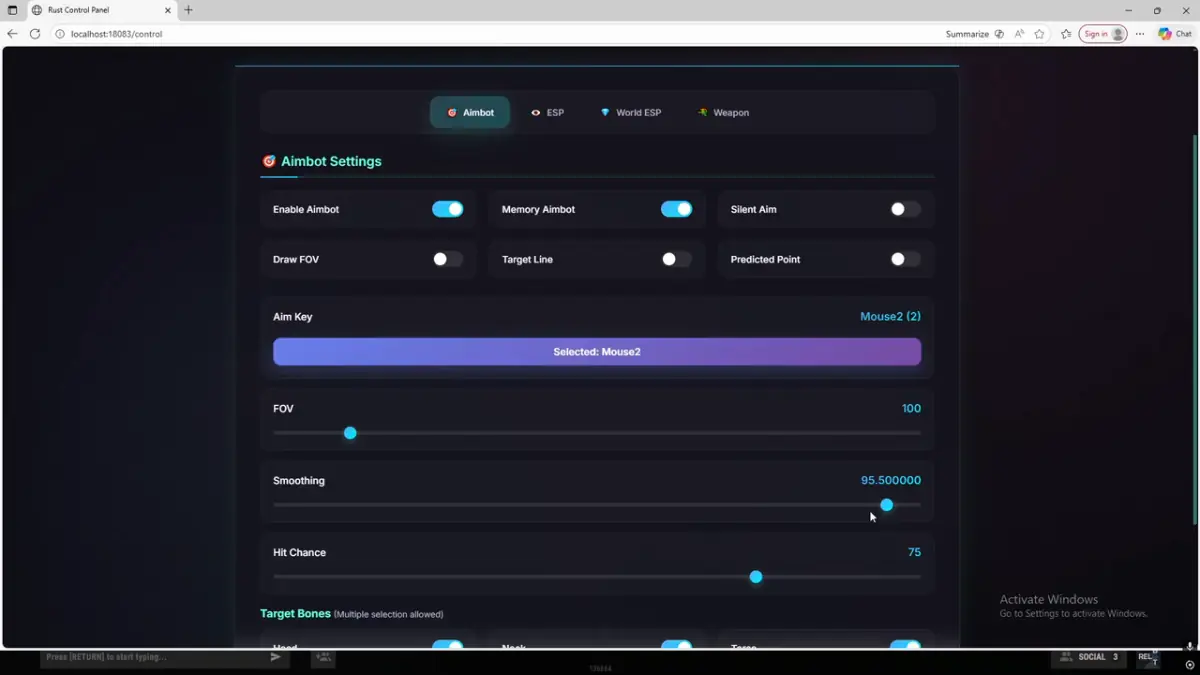 Relo — Rust screenshot 1
